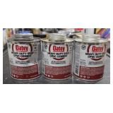 3 Oatey heavy duty gray CPVC cement
