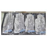 3 lots of 4 pair industrial nylon protective glove