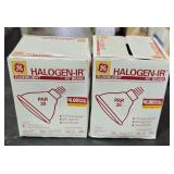 2 GE halogen flood lights