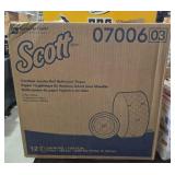 1 case Scotts coreless jumbo roll bathroom tissue