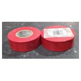 2 red flagging tape