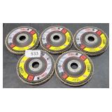 5 CGW 4-1/2" x 7/8" flap discs