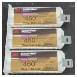 (3) 3M Scotch-Weld epoxy adhesive