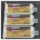 (3) 3M Scotch-weld epoxy adhesive