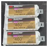 (3) 3M Scotch-Weld epoxy adhesive