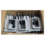 Box of electrical mud rings