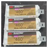 (3) 3M Scotch-Weld epoxy adhesive