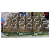3 LOTS 1  case 1/2 GAL Ball wide mouth mason jars