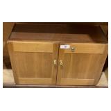Multi-drawer wooden collectors cabinet