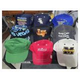 9 Assorted Baseball Caps