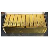 2 Lots 5 Decks Playing Cards Gold Toned USA w/