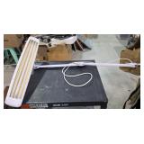 Articulating clamp-on fluorescent architect desk
