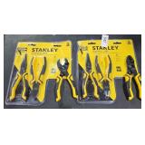 2 Stanley Control-Grip 3-piece pliers set