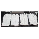 3 lots of 4 ea industrial leather gloves