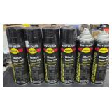 6 Rust-Oleum black enamel