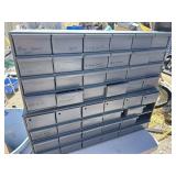 (2) Durham  nut/ bolts containers