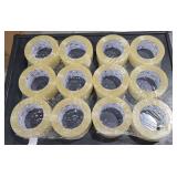 2 lots of 6 rolls boxing/packing tape