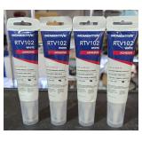 4 Tubes Momentive RTV Silicone Rubber Adhesive
