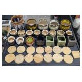 Assortment of votive candle holders