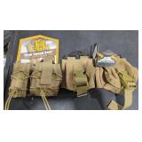 2 Condor single frag grenade pouch and hsg