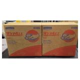 2 Wypall X70 white wipers