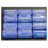 12 industrial alkaline D batteries