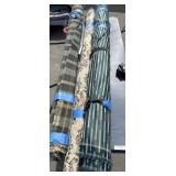 3 partial Rolls of upholstery material