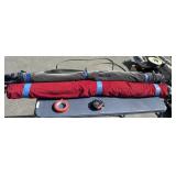 3 partial rolls of Fabric
