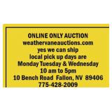 Sunday Night Auction 9/27/2026 5:30 PM