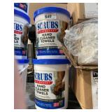 3 Buckets of Scrubs Hand Cleaner Towels  72ea