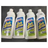 4 soft, scrub cleaner with bleach