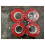 Industrial vinyl tape 4pk red