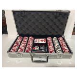 Metal Case w/ Poker Set Inside