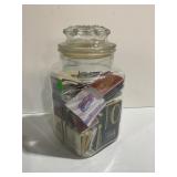 Jar w/ Assorted Matches  Casino