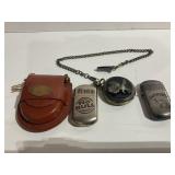 2 Pocket Watches and Two Lighters -1 Pocket Watch