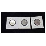 3 - Canadian Quarters -1971 & 73, 75  25 Cents