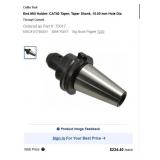 End Mill Holder: CAT40 Taper, Taper Shank, 10.00 m