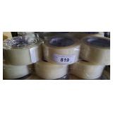 Packing tape.  1 lot of 6 roll pack.  Bidder pays