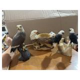 3 Eagle Statues