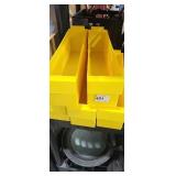 5 Yellow Storage 3 1/2" x 17 3/4" x 4 1/2"