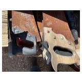 Collection of handsaws. 1 lot of 6