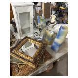2 Decorative Large Candles