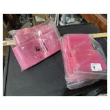 /42Lots of 3 Pink Zipper Bags 4" x 6" 100 ea