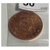 .999 1 oz Pure Copper Round - Zodiac Signs -
