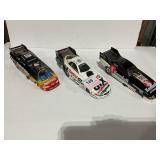3 Lots 1ea Toy Funny Cars