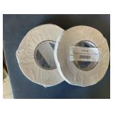 Uncoated white cloth tape.  1 lot of 2 rolls.