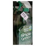 Simple green - 4 partial bottles