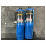 2 bernzomatic propane Bottles 14.1oz