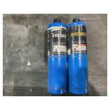 2 bernZOmatic propane Bottles 14.1oz