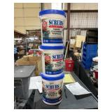3 Buckets of Scrubs Hand Cleaner Towels  72ea
